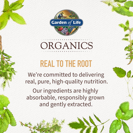 Garden of Life Organics Men's Multi – Certified Organic Vegan Multivitamin, 120 Tablets