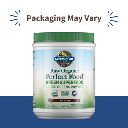 Garden of Life Raw Organic Perfect Food Chocolate – Green Superfood with Probiotics & Enzymes