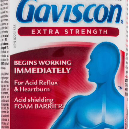 Gaviscon Extra Strength Fruit Antacid Tablets – 60 Count | Fast Heartburn Relief