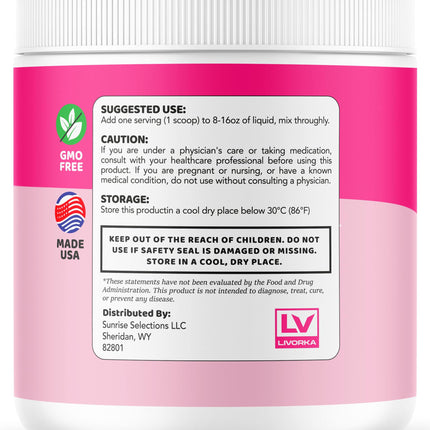 LIVORKA GelatinBurn Powder (2 Pack) – Premium Natural Wellness Formula, 120 Servings