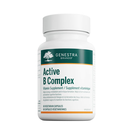 Genestra Brands Active B Complex | Complete B Vitamin Complex Supplement | 60 Capsules