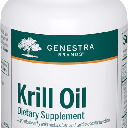 Genestra Brands Krill Oil | Omega-3, Phospholipids & Astaxanthin | 60 Capsules