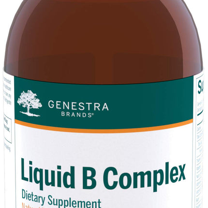 Genestra Brands Liquid B Complex | Broad Spectrum B-Vitamin | 15.2 fl oz | Natural Tangerine-Cherry Flavor