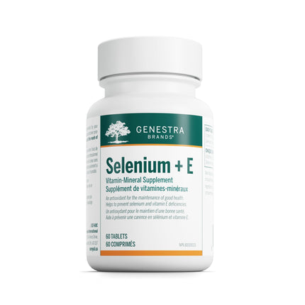 Genestra Selenium + E - Antioxidant Support | 60 Tablets
