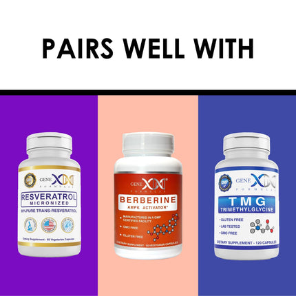 Genex NAD+ 250mg – 60 Capsules | Actual NAD+ (Nicotinamide Adenine Dinucleotide)