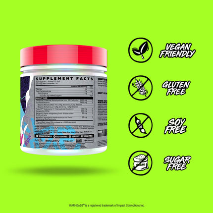 GHOST Size V3 Muscle Builder - Warheads Sour Watermelon, 30 Servings | Creatine, Betaine, Sugar-Free, Gluten-Free