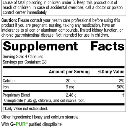 Standard Process GI Adsorb – GI Health & Elimination Dietary Supplement (112 Capsules, 28 Servings)