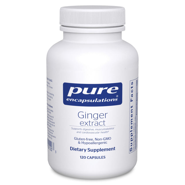 Pure Encapsulations Ginger Extract | Digestive, Cardiovascular & Musculoskeletal Support | 120 Capsules