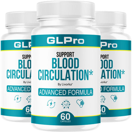 (3 Pack) GLPro Capsules – GL Pro Support & Blood Balance Formula | Premium Multivitamin 180 Capsules