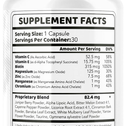 (3 Pack) Gluco Renu Capsules – Premium GlucoRenu Supplement, 90 Capsules