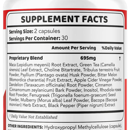 GlucoSense 3-Pack Capsules – Maximum Strength 180 Count