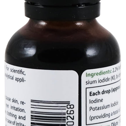 2.2% Lugol's Iodine Solution – 1 Fl Oz (30 ml) – Pharmaceutical Grade, Third-Party Tested | Heiltropfen®