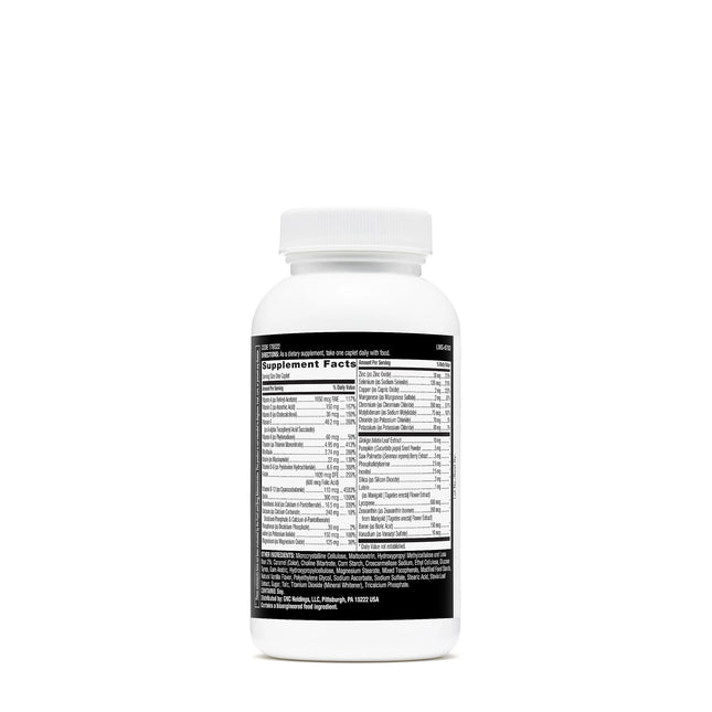 GNC Mega Men 50 Plus One Daily Multivitamin Twin Pack – 60 Caplets per Bottle – Supports Heart, Brain and Eye Health