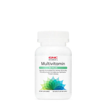 GNC Women's Multivitamin 50+ - Bone, Eye, Memory & Skin Health (60 Caplets)