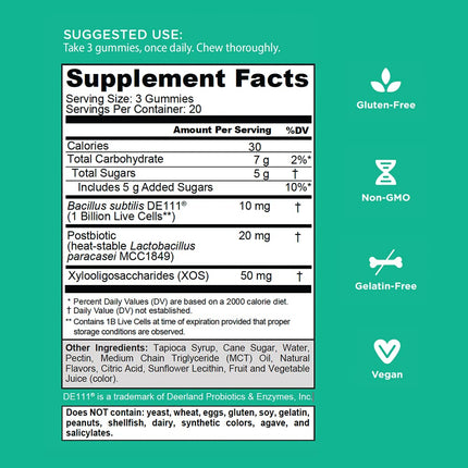 Goli Pre+Post+Probiotics Gummies – 300 Count | Gluten-Free, Vegan, Non-GMO