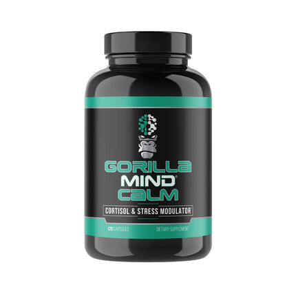 Gorilla Mind Calm (120 Capsules) | Potent Relaxation & Stress Support