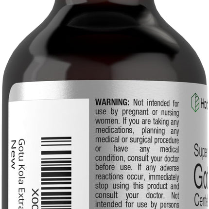 Gotu Kola Extract 2 fl oz Alcohol-Free Liquid Supplement | Horbaach