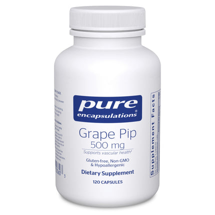 Pure Encapsulations Grape Pip 500 mg — Vascular Health Support | 120 Capsules