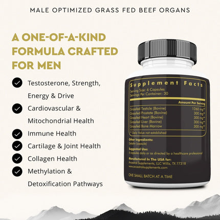 Ancestral Mofo for Men – Grass-Fed Beef Organs | Energy & Vitality