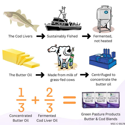 Green Pasture Butter Oil & Fermented Cod Liver Oil Gel – Chocolate, 6.4 oz