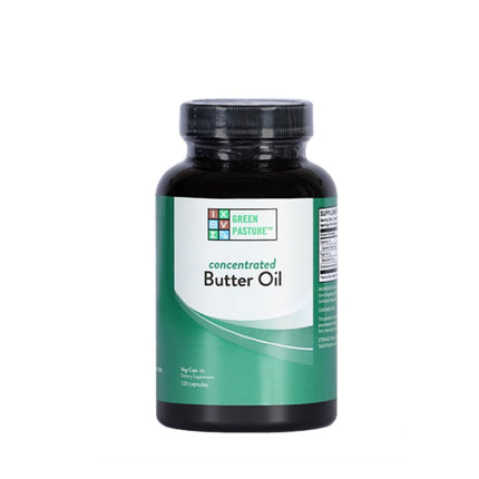 Green Pasture Concentrated Butter Oil Capsules | 120 Capsules | 60 Servings