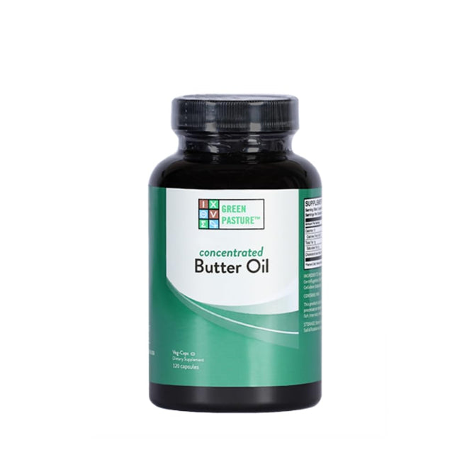 Green Pasture Concentrated Butter Oil Capsules | 120 Capsules | 60 Servings