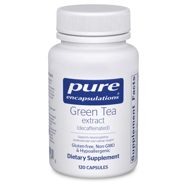 Pure Encapsulations Green Tea Extract (Decaf) | Hypoallergenic Antioxidant Support for All Cells | 120 Capsules