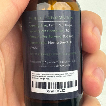 GreenIVe Hemp Drops 28,000mg – Naturally Grown Hemp Oil (4 Pack) | Vegan Omegas