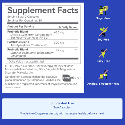 Gundry MD Bio Complete 3 — 3-in-1 Probiotics for Digestion, Energy, and Skin | 30 Day Supply