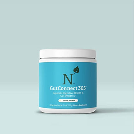 United Naturals Gut Connect 365 – Vanilla Cinnamon 7.8 oz | Digestive Health Supplement