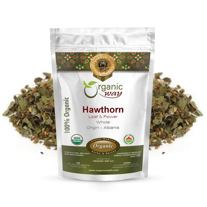 Organic Hawthorn Leaf & Flower Tea – Albanian Wild Harvest | Kosher & USDA