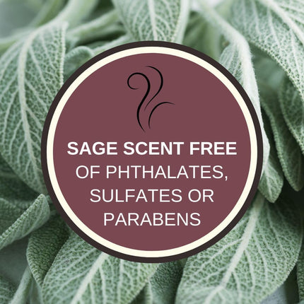 Healer's Garden Premium Sage Candle – Energy Cleansing Mantra, 6oz | Natural Soy, Paraben- & Phthalate-Free