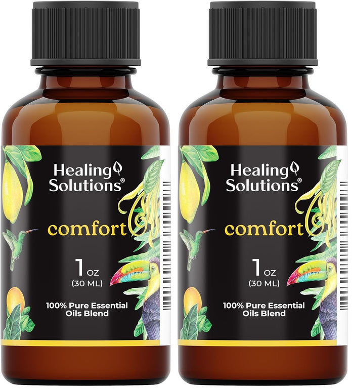 Healing Solutions Comfort Blend Essential Oil – 2 x 1 oz