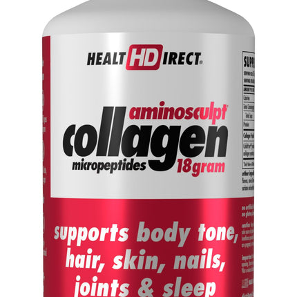 HEALTH DIRECT AminoSculpt Sugar-Free Liquid Collagen – Tart Cherry, 30 oz