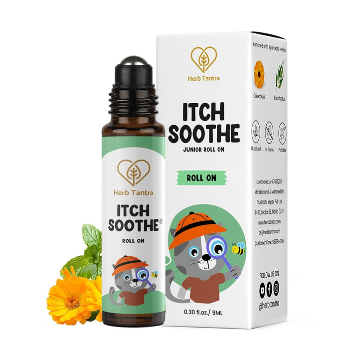 Herb Tantra Itch Soothe Roll On - Natural Itch Relief for Bug Bites & Rashes