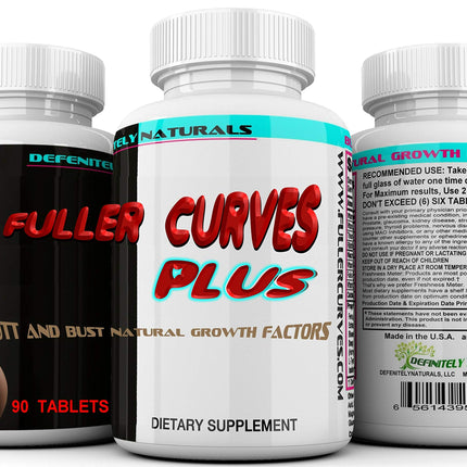 Fuller Curves Plus – Natural Butt and Bust Enlargement Pills (90 Tablets)