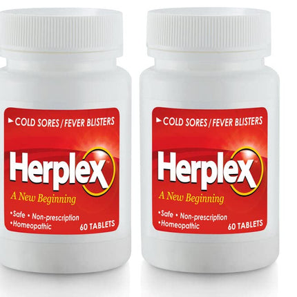 Herplex Premium Tablets | Nonprescription Cold Sore Relief (120 Tablets)