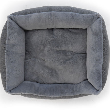 THE BALMORAL | LUXURY HERRINGBONE BOLSTER DOG BED