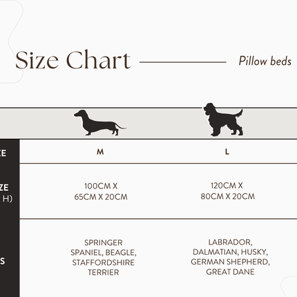 THE BALMORAL | LUXURY HERRINGBONE FLAT PILLOW DOG BED