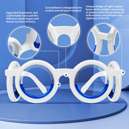 Hion Motion Sickness Glasses – Ultra-Light, Drug-Free Travel Relief (2 Pairs)