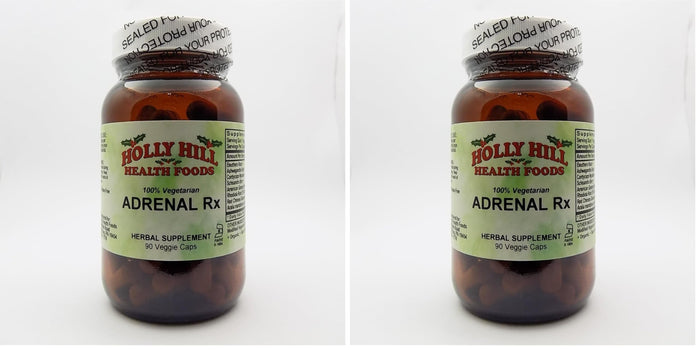 Holly Hill Health Foods – 100% Vegetarian Adrenal Rx (2-Pack) – 90 Vegetarian Capsules