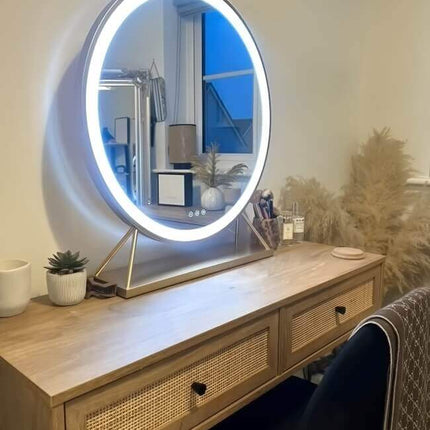 Anne Round Hollywood Mirror Gold 60x67CM
