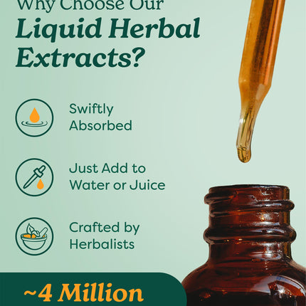 Herb Pharm Holy Basil (Tulsi) Liquid Extract – Certified Organic, Energy & Vitality (4 oz)