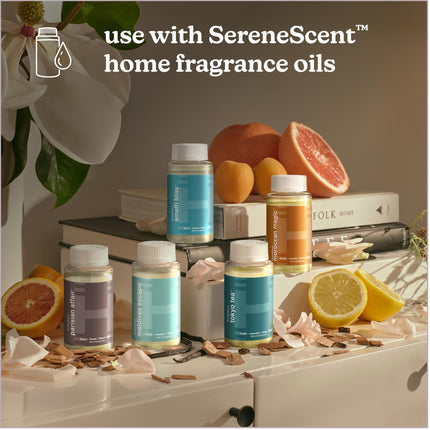 Homedics SereneScent Waterless Diffuser – Champagne, Patented Air Diffusion