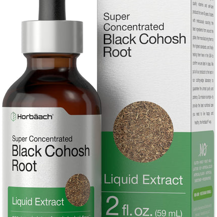 Horbäach Black Cohosh Root Tincture - 2 fl oz, Alcohol Free, Vegetarian