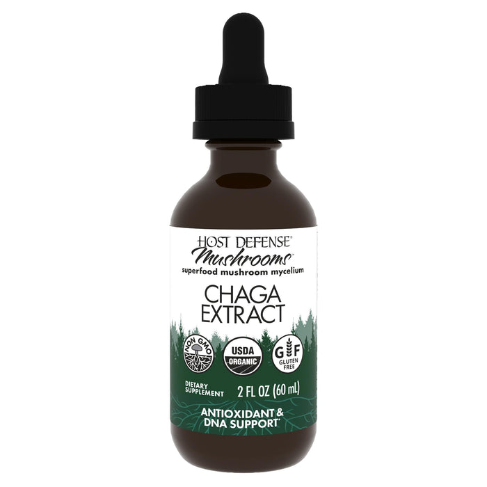 Host Defense Chaga Extract - Immune Support Supplement | 2 fl oz