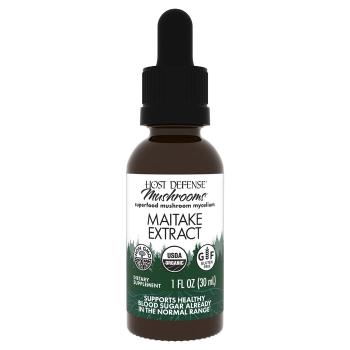 Host Defense Maitake Extract - Immune & Cellular Health Support - 1 oz (30 Servings)