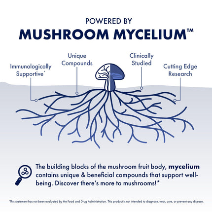 Host Defense MyCommunity Capsules – 17-Species Mushroom Blend for Immune Support (120 Vegan Capsules)