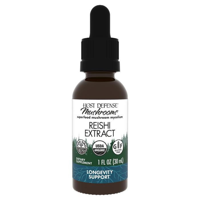 Host Defense Reishi Extract - Heart & Immune Support | 1 fl oz