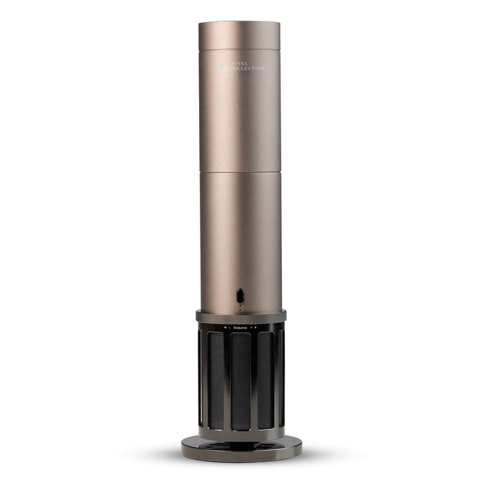 Hotel Collection Acoustic Studio Pro Scent Diffuser — 600 Sq Ft Coverage, Cold-Air Diffusion, Built-In Speaker (Champagne)